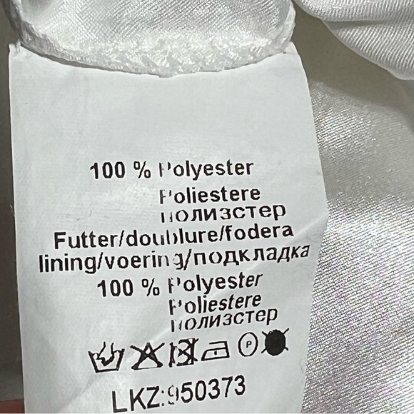 White Ruffled Tiered Spaghetti Strap Mini Dress built in bra support - Picture 5 of 5